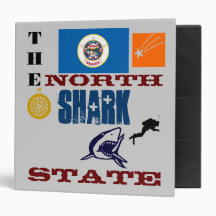 MINNESOTA: The North Shark State 3 Ring Binder