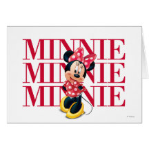 Minnie Minnie Minnie Carte De Vœux