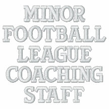 MINOR FOOTBALL LEAGUE COACHING STAFF TRACK JACKET