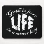 Minor Key 1 Goth Mouse Pad mousepads