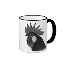 Minorca Rooster Head Mugs