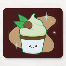 Mint Chip Cupcake Mousepad