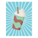 Mint Choc Milkshake Post Card