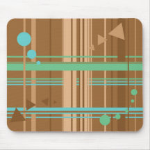 Mint Chocolate Geometry Mousepad