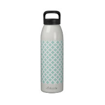 Mint Diamonds Water Bottles