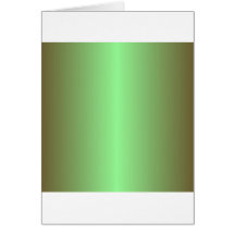 Mint Green and Dark Brown Gradient Greeting Cards