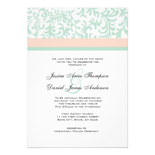 and mint green wedding invitations mint green and pink wedding invitation zazzle and mint green wedding invitations mint green and pink wedding invitation zazzle