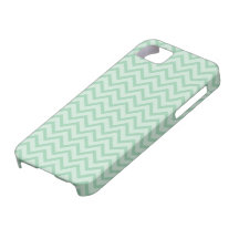 Mint Green Chevron Pattern iPhone 5 Case