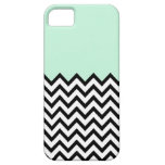 Mint Green Colour Block Chevron iPhone 5 Case
