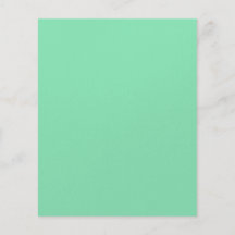 Mint Green Flyer