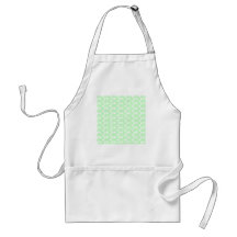 Mint Green Geometric Abstract Pattern. Apron