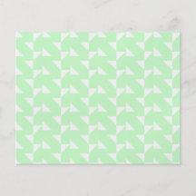 Mint Green Geometric Abstract Pattern. Flyer Design