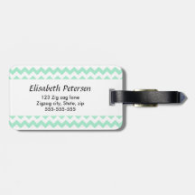 Mint green zig zags zigzag chevron pattern