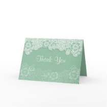 Mint Lace - RSVP Greeting Cards