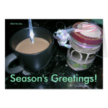 Mint Mocha Greeting Cards
