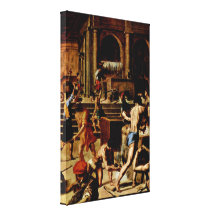 Mirabello Cavalori - Wollbearbeitung Stretched Canvas Print