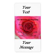 Miracle of Friendship Shipping Labels