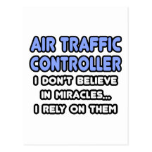 Miracles and Air Traffic Controllers Postcards