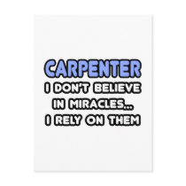 Miracles and Carpenters