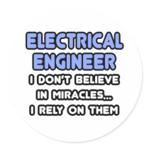 Miracles and Electrical Engineers stickers