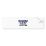 Miracles and Electricians bumper stickers