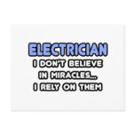 Miracles and Electricians Post Cards