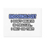 Miracles and Endocrinologists Postcards