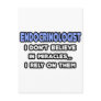 Miracles and Endocrinologists Postcards