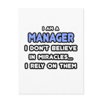 Miracles and Managers