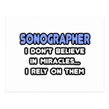 Miracles and Sonographers Post Cards