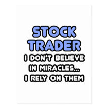 Miracles and Stock Traders Post Cards