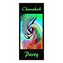 Miracles Happen Chanukah Party Invitations