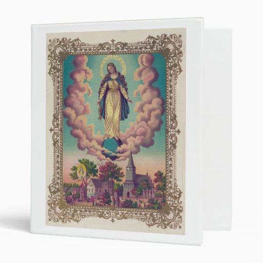 Miraculous Manifestations of the Virgin Mary 1879 Vinyl Binders