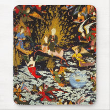 Miraj Muhammad's Ascent by Sultan Muhammad Mousepad