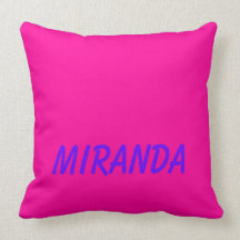 Miranda's Pink Pillow