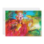 MIRANDOLINA MASQUERADE BALL yellow brown red green Custom Announcement