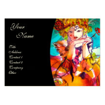 MIRANDOLINA  / Performing  Arts ,Costume Designer Business Card Template