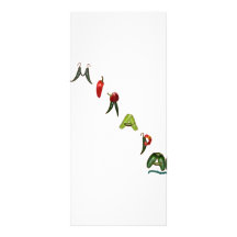 Mirapa Chili Peppers Custom Rack Cards