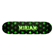 Miriam green fire Skatersollie skateboard.