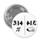 Miroir de tarte renversé par pi badges avec agrafe