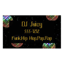 Mirror Ball Party New Year Business Cards