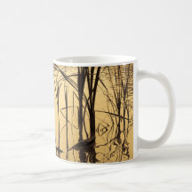mirror is a liar coffee mug