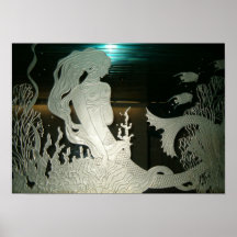 Mirror Mermaid Poster