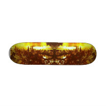 Mirrored Tree Skateboard Deck