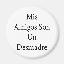Mis Amigos Son Un Desmadre Magnet
