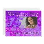 Mis Quince I Photo Party Invitation