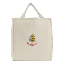 Misbeehavin Bee Embroidered Bag