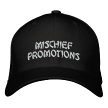 MISCHIEF PROMOTIONS EMBROIDERED BASEBALL CAPS