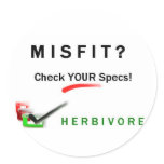 Misfit? Sticker