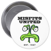 MISFITS UNITED button